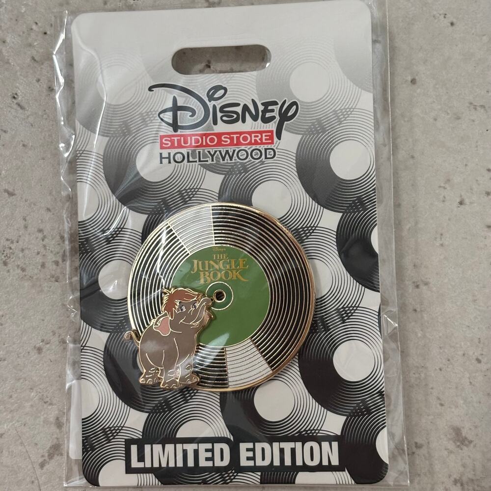 Disney Studio Store Hollywood DSSH Destination D23 Record Pin The Jungle Book